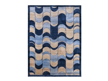 ECLIPSE - Patterned handmade rectangular rug by Turri