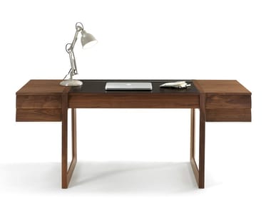 ELLE ECRIT - Rectangular made of veneered blockboard writing desk by Riva 1920