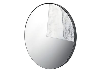 ELMO - Wall-mounted marble mirror by Visionnaire