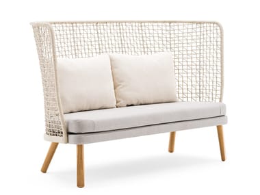EMMA - 2 seater high-back garden sofa by Varaschin