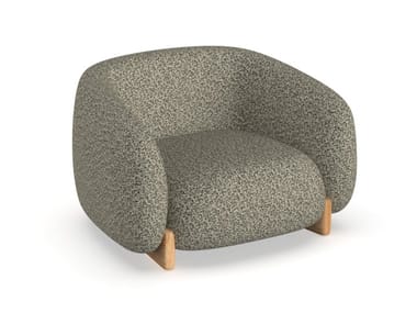 MILOS - Fabric garden armchair by Vondom