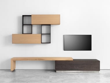 GEO 04 - Sectional storage wall by Arte Brotto