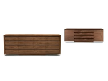 KYOTO - Solid wood and blockboard sideboard with drawers by Riva 1920