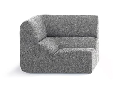 LAYOUT - Corner modular fabric armchair by Prostoria