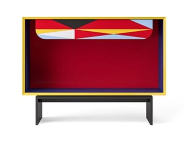 LINEA - Cellulose acetate sideboard with drawers by Porro