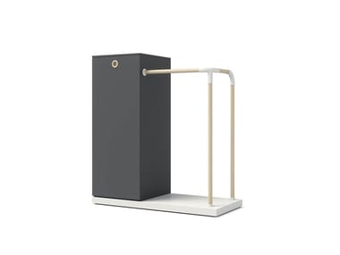 LOOP SYSTEM - Freestanding wardrobe with doors by Nidi
