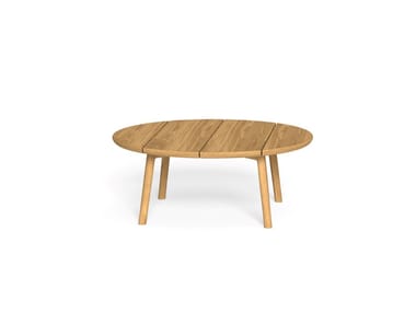 KAREN - Low teak garden side table by Talenti
