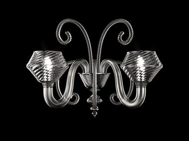 MAGRITTE - Venetian crystal wall lamp by Barovier&Toso