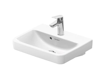 NO.1 - Rectangular single ceramic washbasin with overflow by Duravit