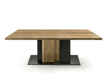 OMBRA - Rectangular solid wood table by Riva 1920