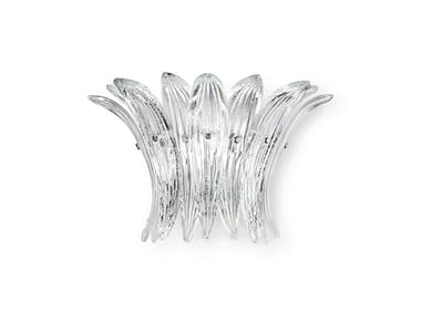 PALMETTE - Venetian crystal wall lamp by Barovier&Toso