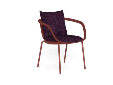 PANAMA - Rope chair with armrests with integrated cushion by Talenti
