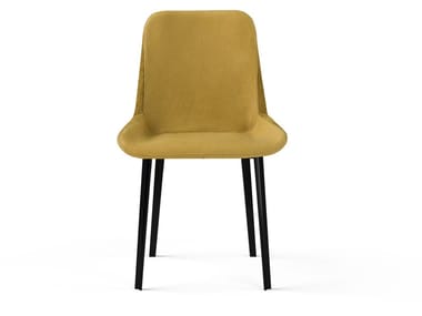 PANIS - Upholstered leather chair by Amura