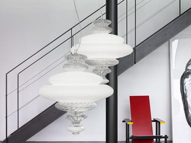 PIGALLE - Venetian crystal pendant lamp by Barovier&Toso