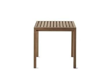 PLAZA - Square teak garden table by RODA