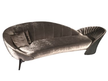 PRESENCE - Curved fabric sofa by Visionnaire