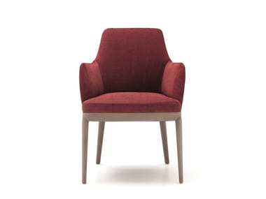 PRINCIPE MP.60/P - Upholstered fabric chair with armrests by Arte Brotto