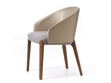 BELLEVUE 02 - Upholstered chair with armrests by Very Wood