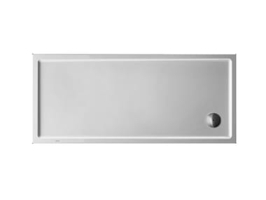 STARCK - Rectangular acrylic shower tray by Duravit