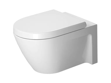 STARCK 2 - Wall-hung ceramic toilet by Duravit