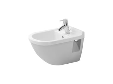 STARCK 3 - Compact wall-hung ceramic bidet by Duravit