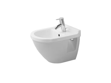 STARCK 3 - Compact wall-hung ceramic bidet by Duravit