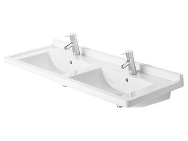 STARCK 3 - Double ceramic washbasin by Duravit