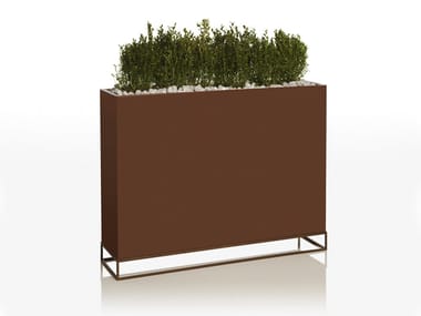 VELA - Rectangular polyethylene planter by Vondom