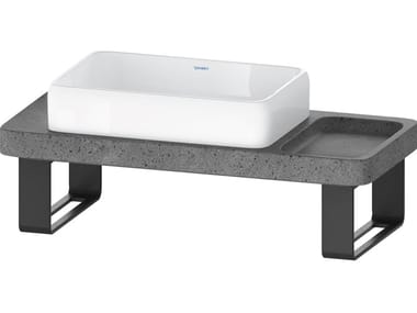 QATEGO - Lava stone washbasin countertop / washbasin by Duravit