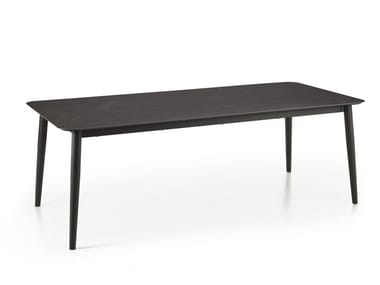 MOON ALU - Rectangular garden table by Talenti