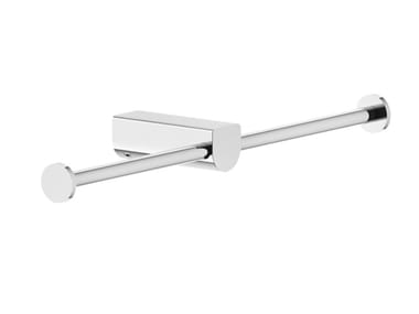 RILIEVO - Double brass toilet roll holder by Gessi