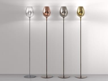 ROS? 3050/P1 - LED blown glass floor lamp by Italamp