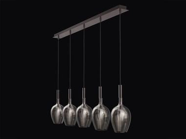 ROS? 3050/LS5 - LED blown glass pendant lamp by Italamp