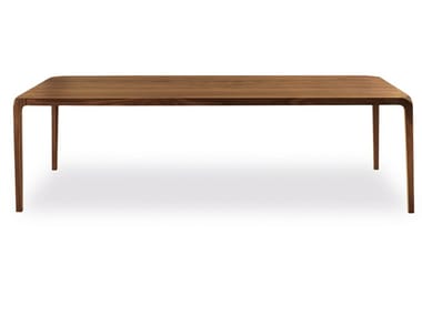 SLEEK - Rectangular solid wood table by Riva 1920