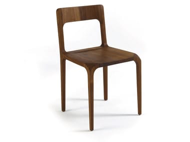 SLEEK - Solid wood chair by Riva 1920
