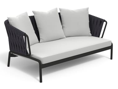 SPOOL 202 - 2 seater powder coated steel garden sofa by RODA