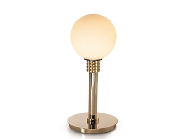 ALPHA - Brass table lamp by Visionnaire