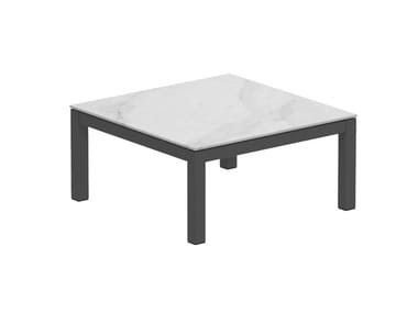 TABOELA - Square ceramic garden side table by Royal Botania