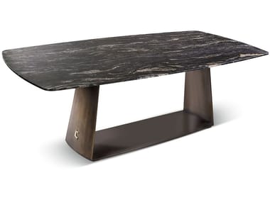 TESEO - Rectangular marble table by Cantori
