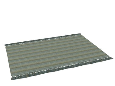 TINT 001 - Rectangular striped polypropylene rug by RODA