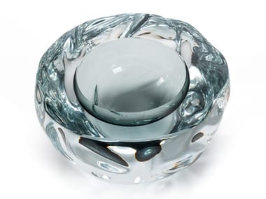 TITANIUM - Crystal serving bowl by Visionnaire