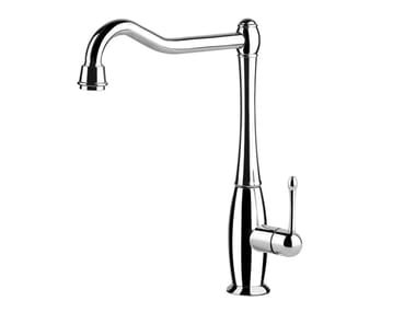TRADIZIONE - 1 hole brass kitchen mixer tap by Gessi