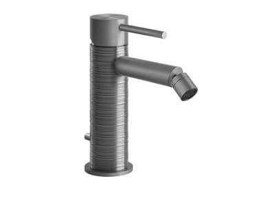TRAME - Countertop stainless steel bidet mixer by Gessi