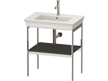 WHITE TULIP WT4540 / WT4541 - Floor-standing single metal console sink by Duravit
