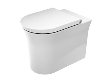 WHITE TULIP - Close coupled Floor mounted ceramic toilet by Duravit