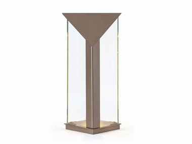 ZERO - Metal and glass table lamp by Turri